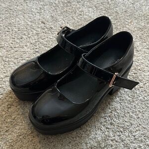 Tira Black Mary Jane Shoes 'Patent Edition’ by the brand ‘Koi Footwear’